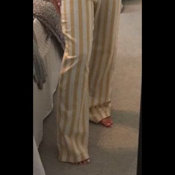 Yellow white jumpsuit - Picture 2 of 4